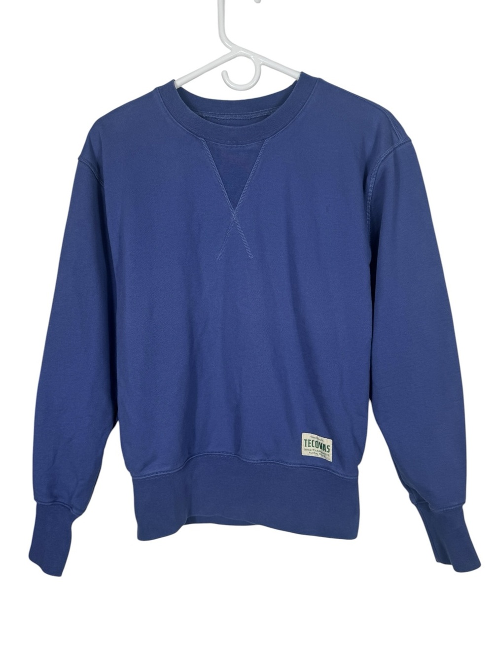 Tecovas Blue Crewneck Sweatshirt, Size Small